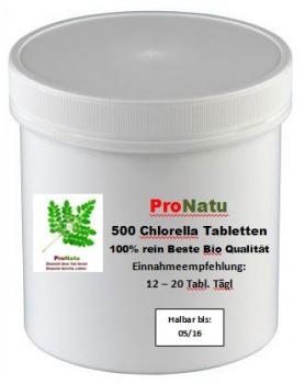 ProNatu 100% purs comprimes de chlorella pyrenoidosa